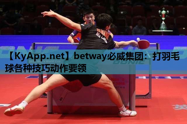 betway必威集团：打羽毛球各种技巧动作要领