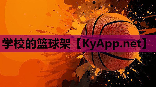 学校的篮球架